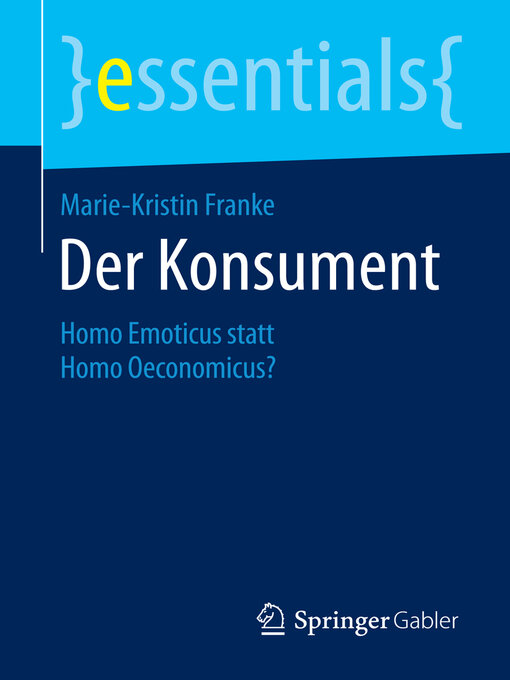 Title details for Der Konsument by Marie-Kristin Franke - Available